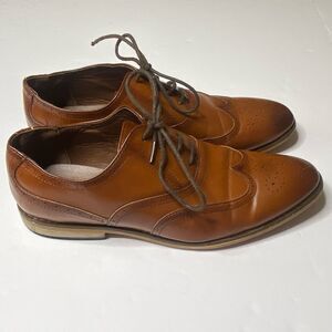 Stacy Adams Tan Wingtip Oxford Shoes | Size 7M